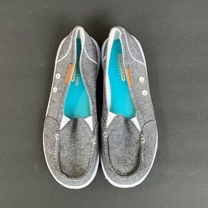 U.S. Polo Assn. Women's Gray Slip-On Sneakers